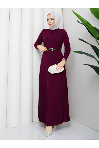 ECK MODA Women's New Season Ruched Full Stretch Fabric Belt Detail Stretchy S...