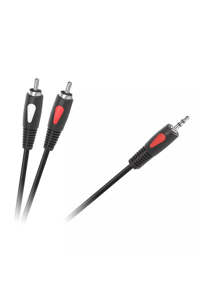 OEM Cablu 3.5 mm tata - 2x RCA 1.8m -LINE Cabletech KPO4004-1.8