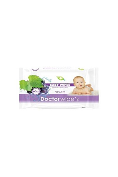 Doctor Wipes Servetele Umede Struguri 60 buc x 3 buc