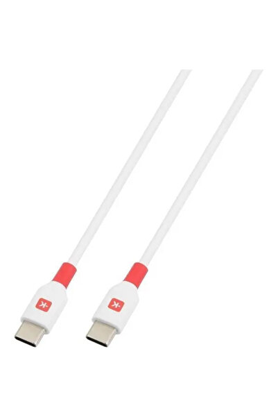 SKROSS Cablu USB-C - USB-C PD100W 1.2m alb SKCA0019C-C120CN