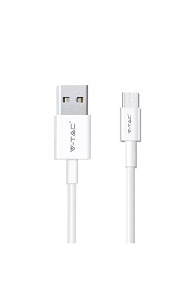 V-TAC Cablu USB Type C 1m 2.4A PEARL EDITON alb