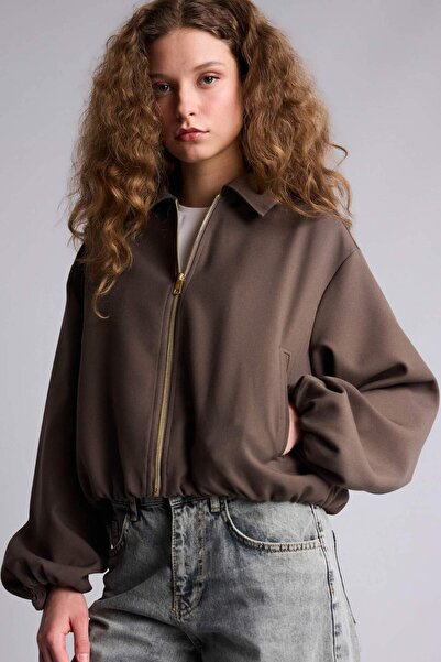 DeFacto Standard Fit Suede Coat H2081Ax26Sp