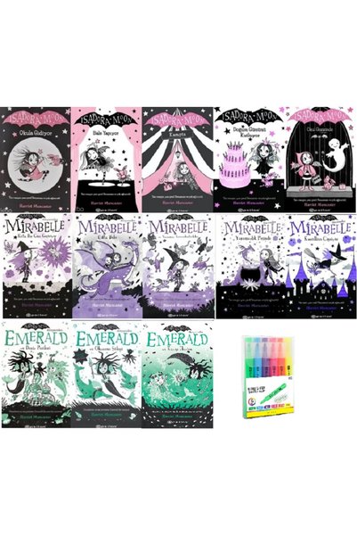 Epsilon Yayınevi Isadora Moon First 5 Books + Mirabelle 5 Books + Emerald 3 B...