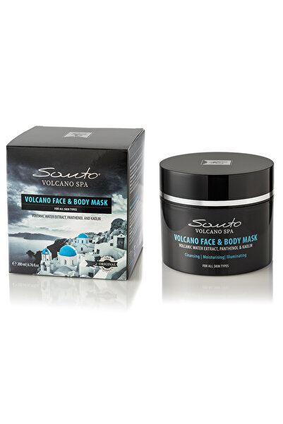 Santo Volcano SPA Masca detoxifianta și hidratantă pentru față și corp, 200 ml,