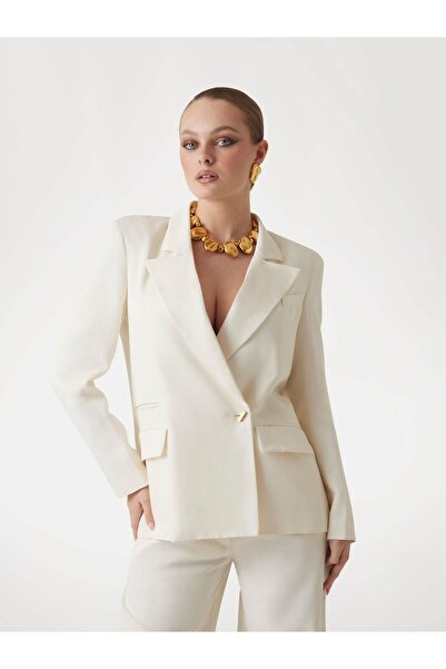 Guess Marciano linen-blend blazer
