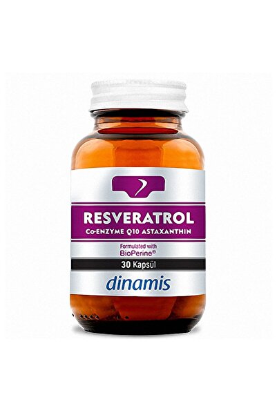 DİNAMİS Resveratrol Coenzym Q10 Astaxanthin 30 Kapsül