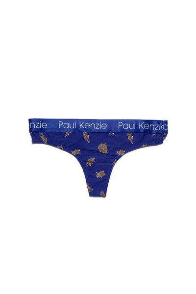 Paul Kenzie Patterned Women's String Panties - Raccoon
