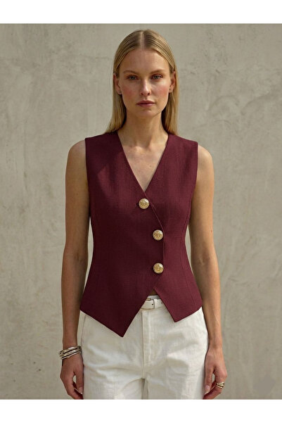 For Angels Summer Double-Breasted Knitwear Vest