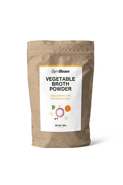 GymBeam Pudră de supă de legume, 200 g