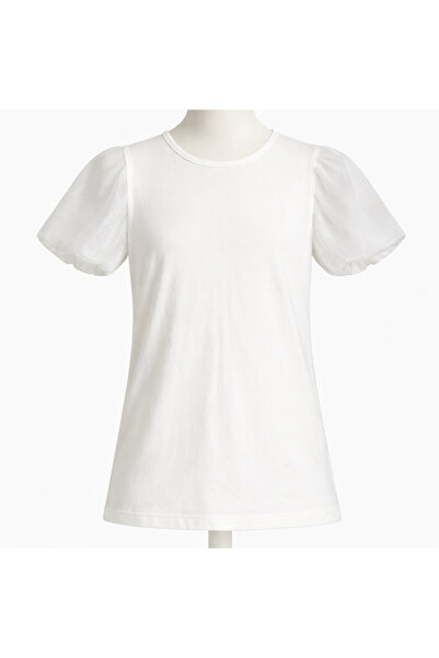 Lika بلوزة شيفون بأكمام بالون للفتيات إكرو 13-14 سنة