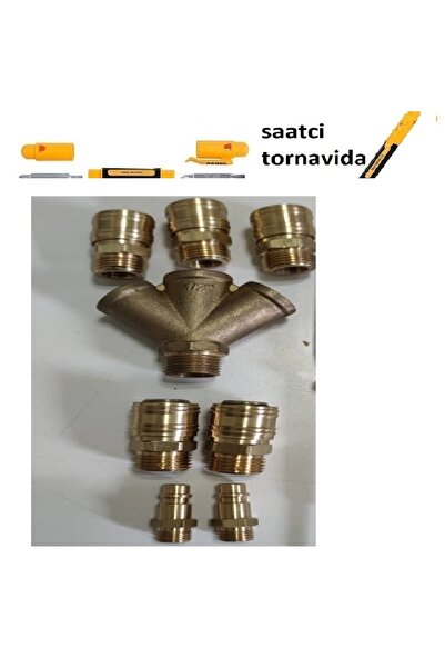 HAKTOR سدادة ضاغط الهواء لضواغط الهواء، جسم خرطوم الهواء 1/2، 3 قطع من الشوكا...