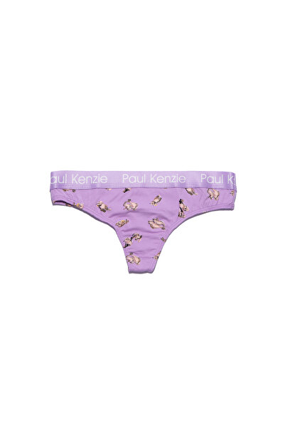 Paul Kenzie Patterned Women's String Panties - Otter