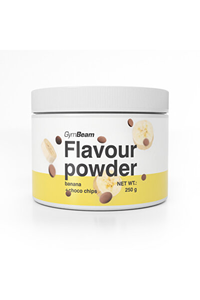 GymBeam Pudră aromatizantă, 250 g, banană cu bucățele de ciocolată