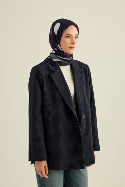 Modakaşmir Big Polkadot Pattern Bamboo Scarf