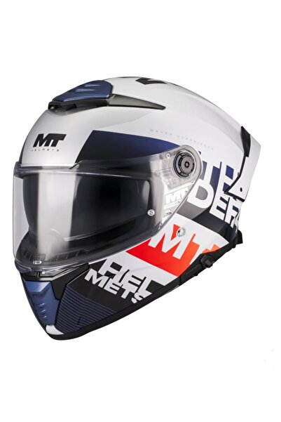 MT KASK FF18SV THUNDER 4 SV WAVES A17 PARLAK FULL FACE (KAPALI KASK)