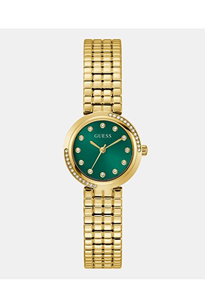 Guess Ladies Gold Tone Analog Watch