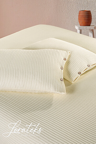 Lorateks Seinaa |   100% bumbac, dublu, 200x230 cm, set tricotat piqué cu hus...