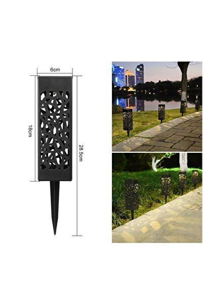 OEM Set of 2x Solar LED lamp, lantern type, IP65, height 28.5 cm, power 0.2W,...