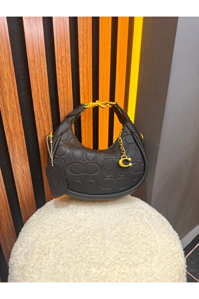 ÇANTA Alme Oval gold mini el omuz çantası