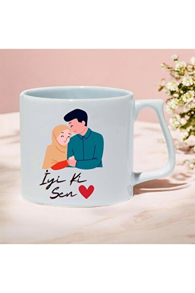 kubdekor Good That You Are, with Your Writing, Wearing a Hijab, Double Printe...