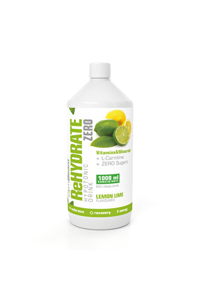 GymBeam Băutură ionică ReHydrate ZERO, 1000 ml, lămâie-lime