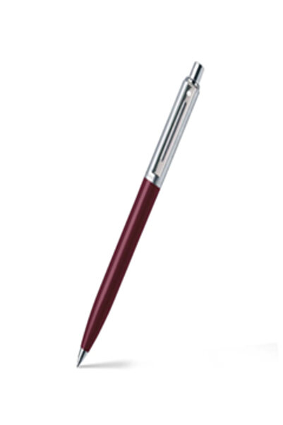 Sheaffer قلم سينتينل 321 بلون بورجوندي مع هيكل مصقول بالكروم وحواف من الكروم ...