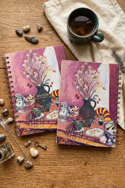 Be Online Art Collection Spiral Unlined Notebook - Hard Cover A5 Unlined Note...