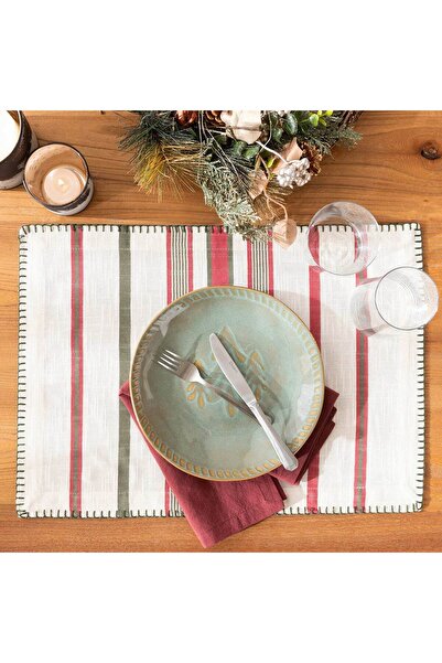 Chakra Cana Serviciu American 30x50 Cm Ecru/Verde