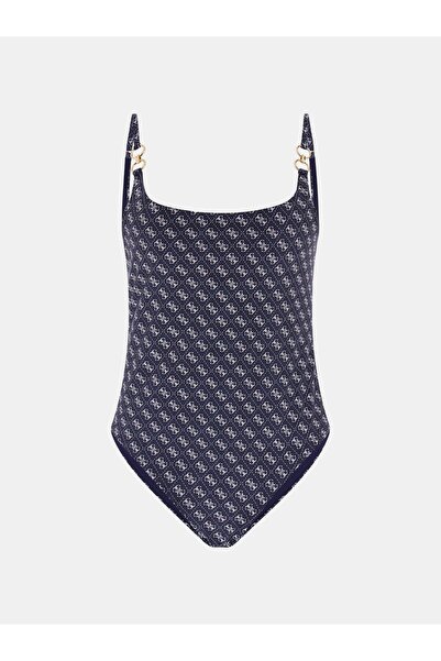 Guess بدلة سباحة من قطعة واحدة بشعار 4G