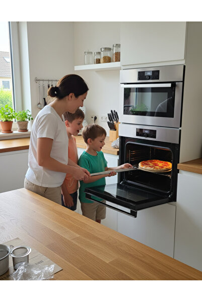 Mutsan 304 Kalite Paslanmaz Çelik Yuvarlak Pizza Çevirme Küreği Ø 24 cm | 50 ...