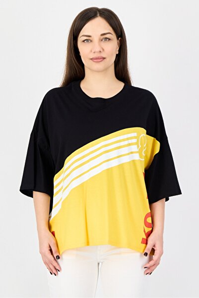 Undiz x Kodak Women Crew Neck Short Sleeve Graphic Print T-Shirt, Multicolor