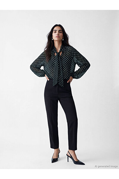 LC Waikiki I Fular Roba Collar Polka Dot Blouse from Freezen Store