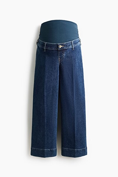 H&M MAMA Wide High Waist Ankle Jeans