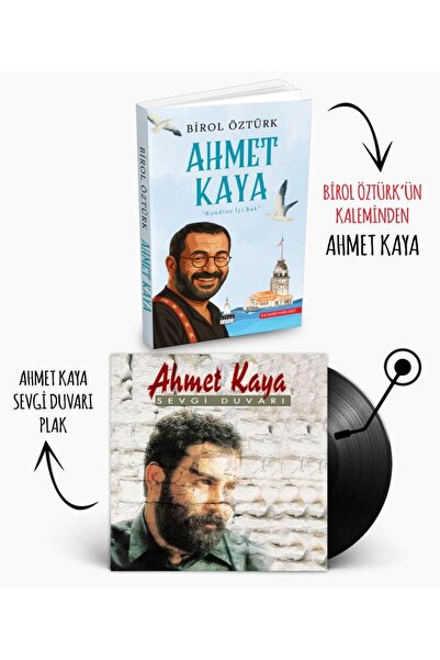 Halk Kitabevi Plaklı Kitaplar - Ahmet Kaya - Sevgi Duvarı Plak