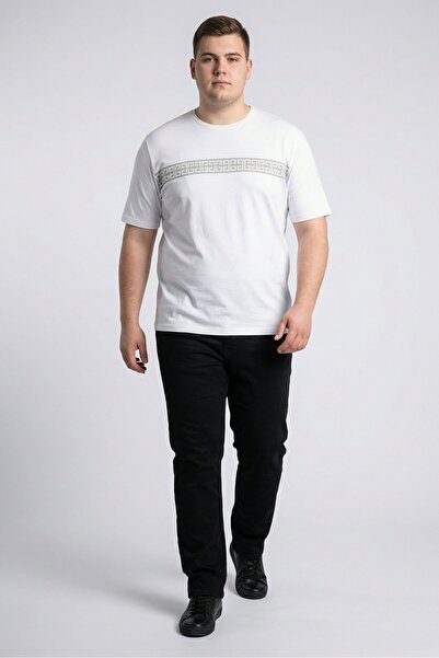 883 Police Men Crew Neck Short Sleeve Graphic Print T-Shirts, White