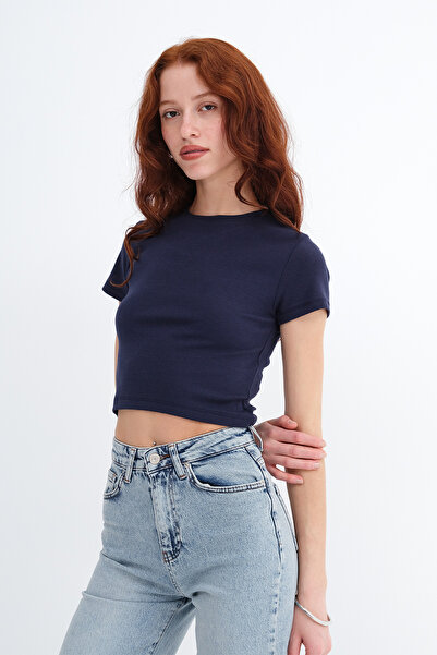 Addax Crew Neck Basic T-Shirt P1430