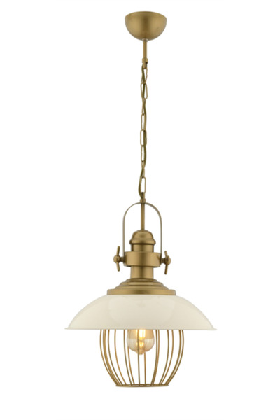Avonni 4106-M38-BBY Beyaz/Eskitme Boya/Kaplama Modern Avize E27 Metal H: 75 c...