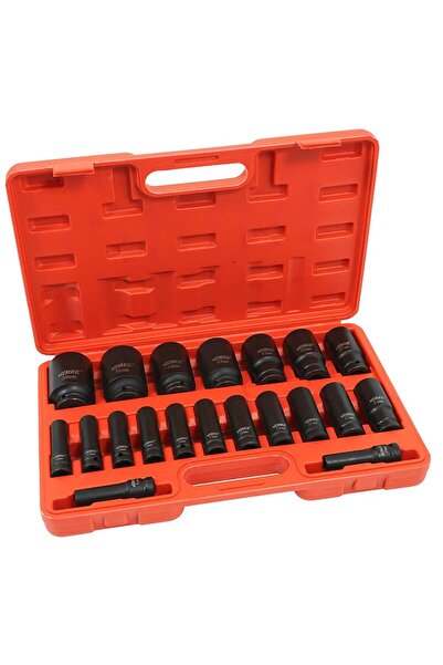 DEGET Σετ Καρυδάκια Μακριά Κρουστικά 1/2 10-38mm 20Τμχ VERKE