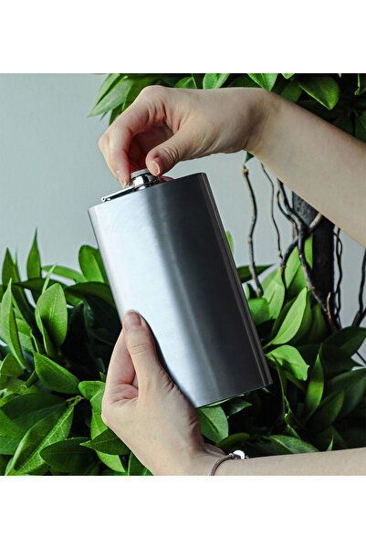 Trendmiya زجاجة مياه للجيب من الفولاذ سعة 300 مل