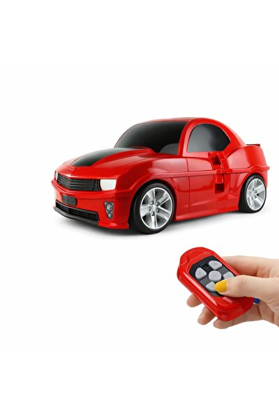 NO BRAND Troler copii 2 in 1 tip masina cu roti si telecomanda