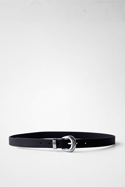 Yuka Atelier Luna Slim Faux Leather Belt