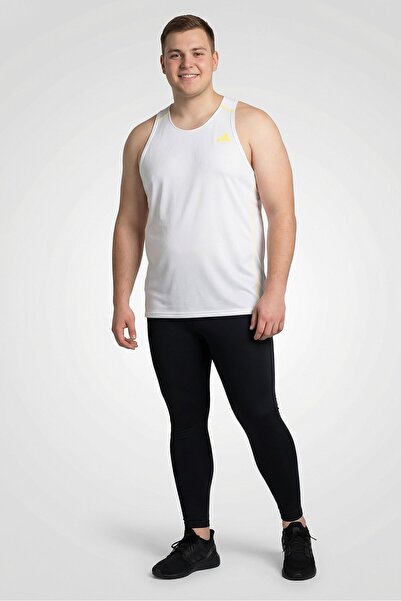 adidas Men Sportswear Fit Sleeveless Running Vest, White