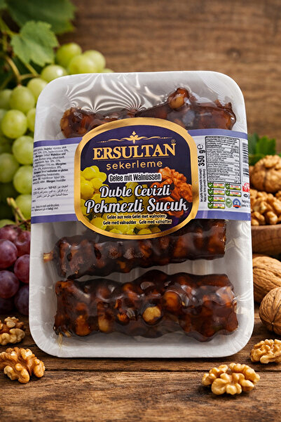 Ersultan Şekerleme Duble Cevizli Pekmezli Sucuk 350 gr