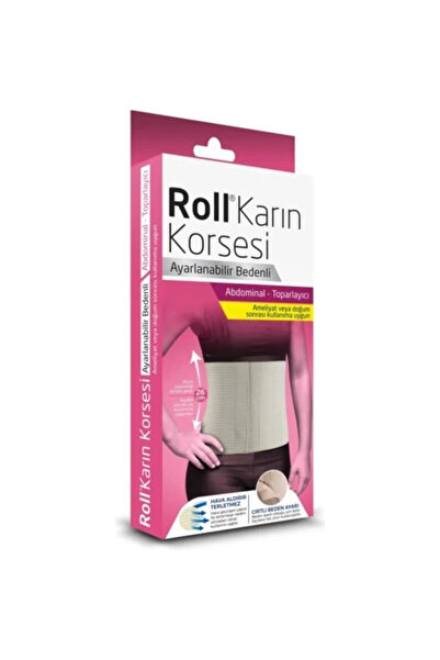 Roll Abdominal Abdominal Corset - Postpartum Corset with Adjustable Size