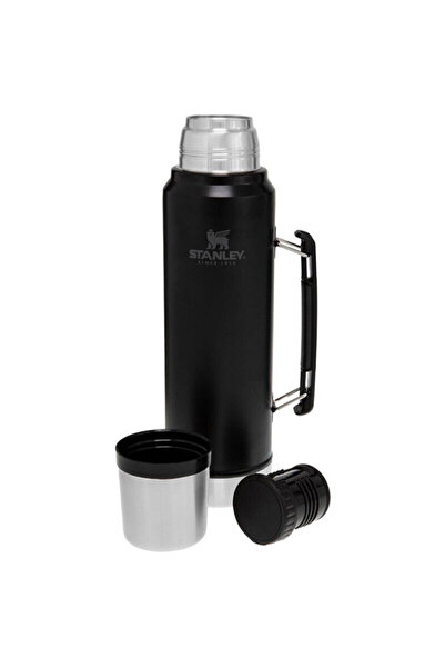 Stanley 1.1QT Klasik Vakumlu Çelik Termos 1 Lt 1 LT - Siyah 10-08266-002