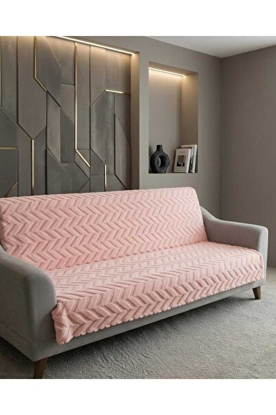 DAHABELLA LUXE HOME Luxe Welsoft Üç Kişilik Kanepe Örtüsü - Yumuşak Dokulu Ka...