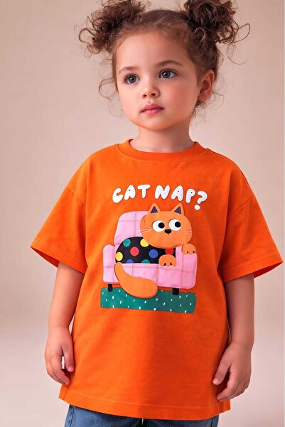 BENROMA Cat Nap? Unisex Children's T-Shirt 4Gh5