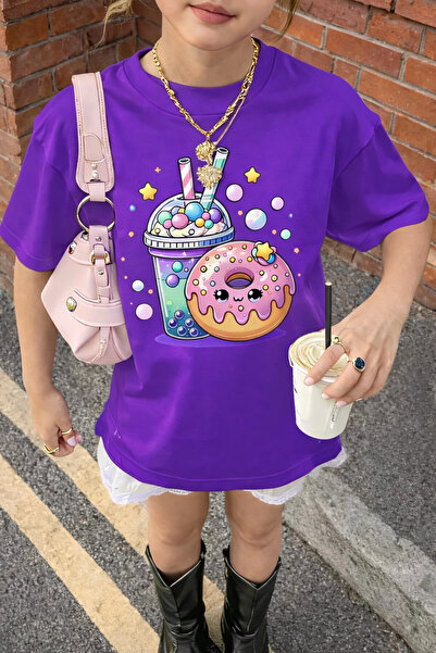 BENROMA Donald Printed Unisex Children's T-Shirt 4Gh1