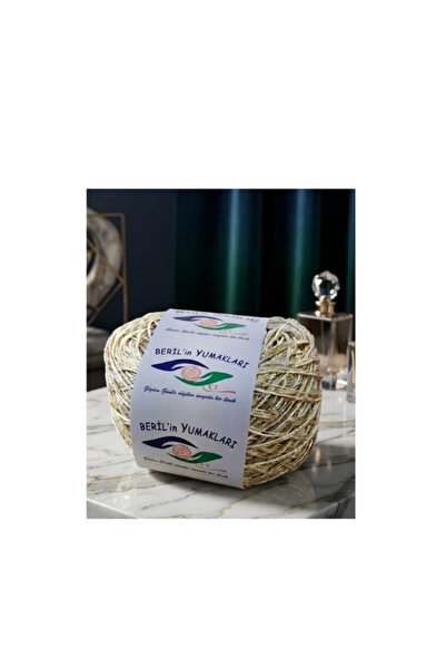 Beril'in Yumakları Krem Gold simli mix ip