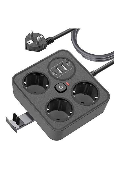 Flippy Multifunctional Extension Cord for Office, Flippy, 3 Sockets, Cable Le...